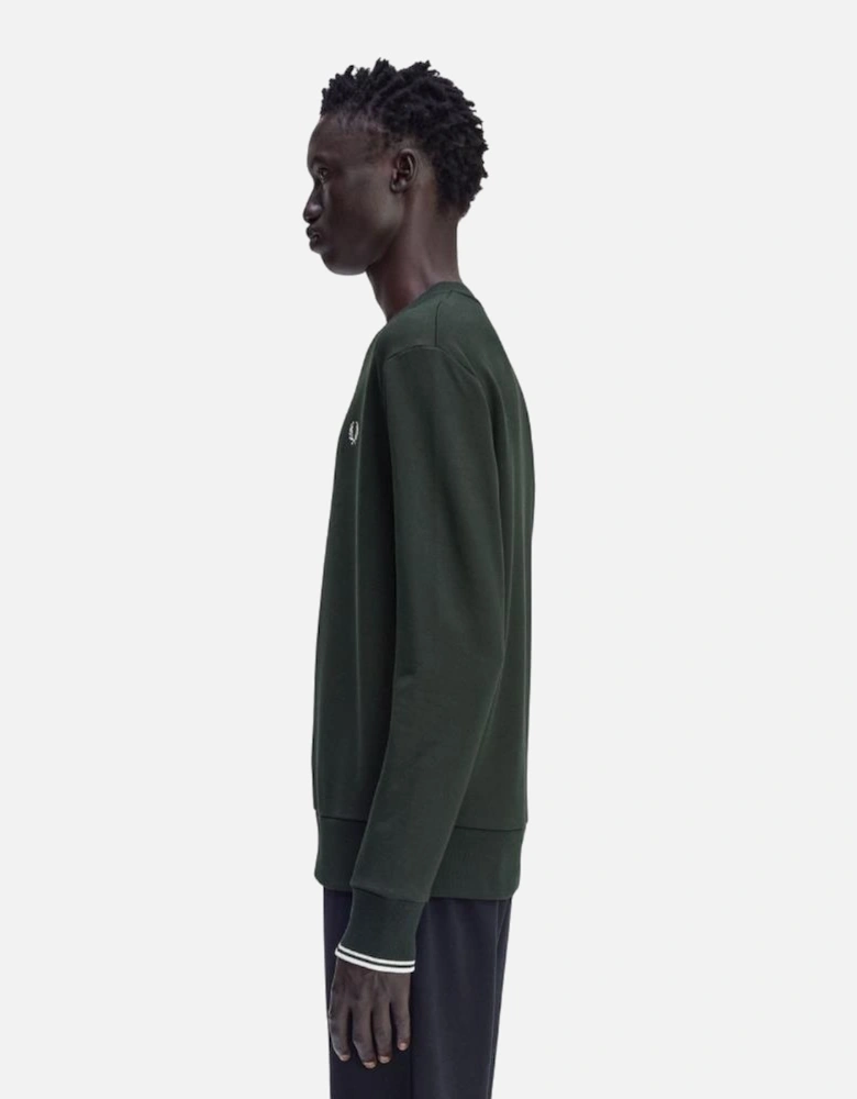 FP Crew Neck Sweatshirt - Night Green / Snow White