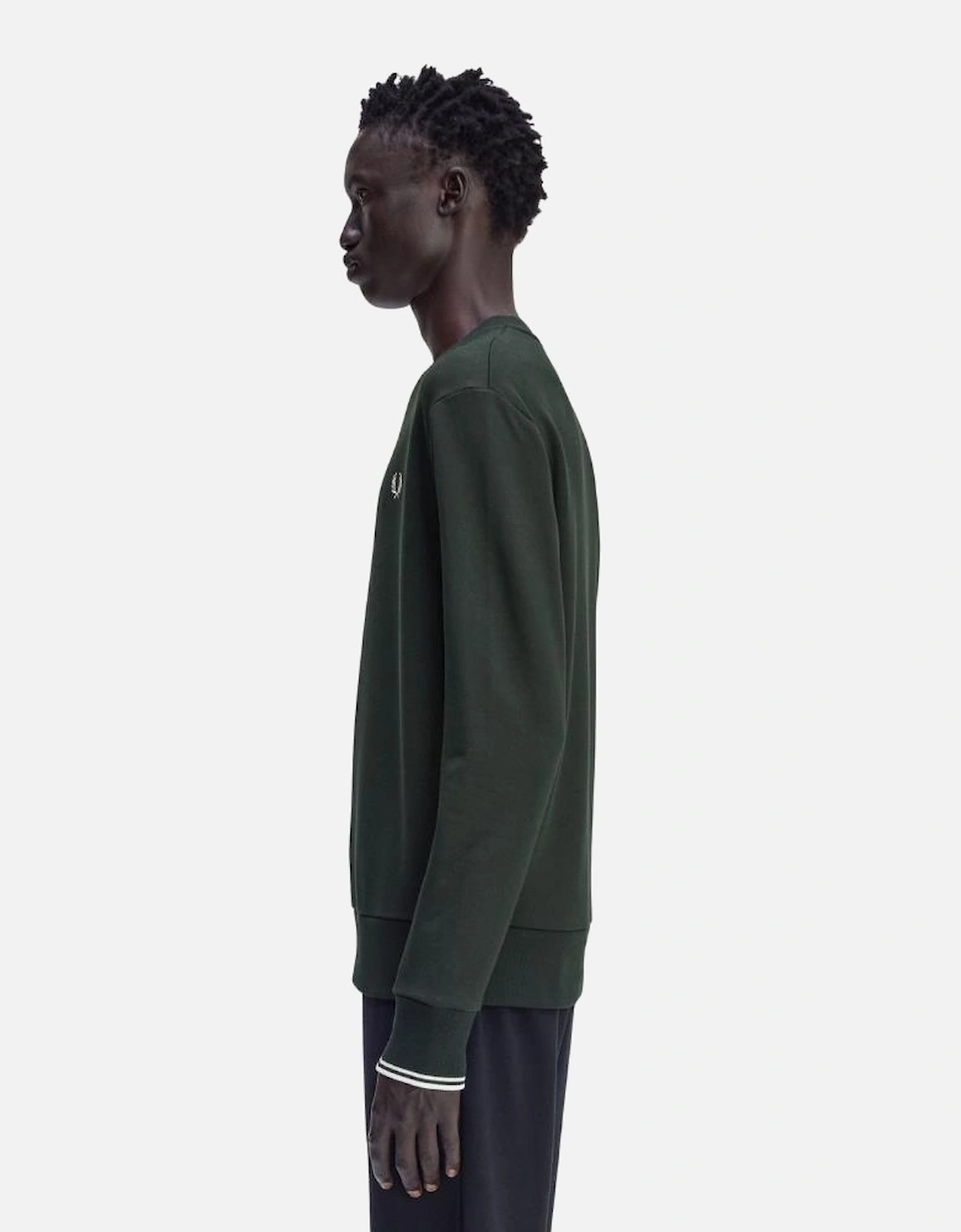 FP Crew Neck Sweatshirt - Night Green / Snow White