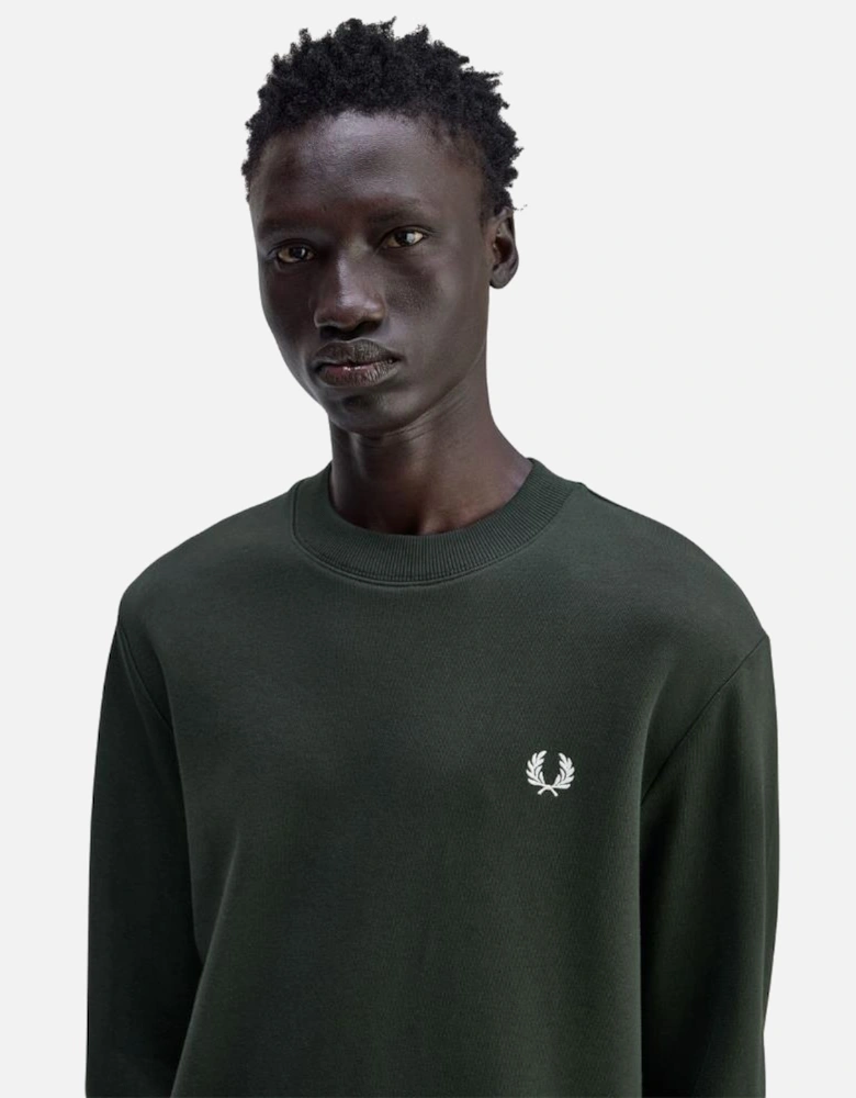 FP Crew Neck Sweatshirt - Night Green / Snow White