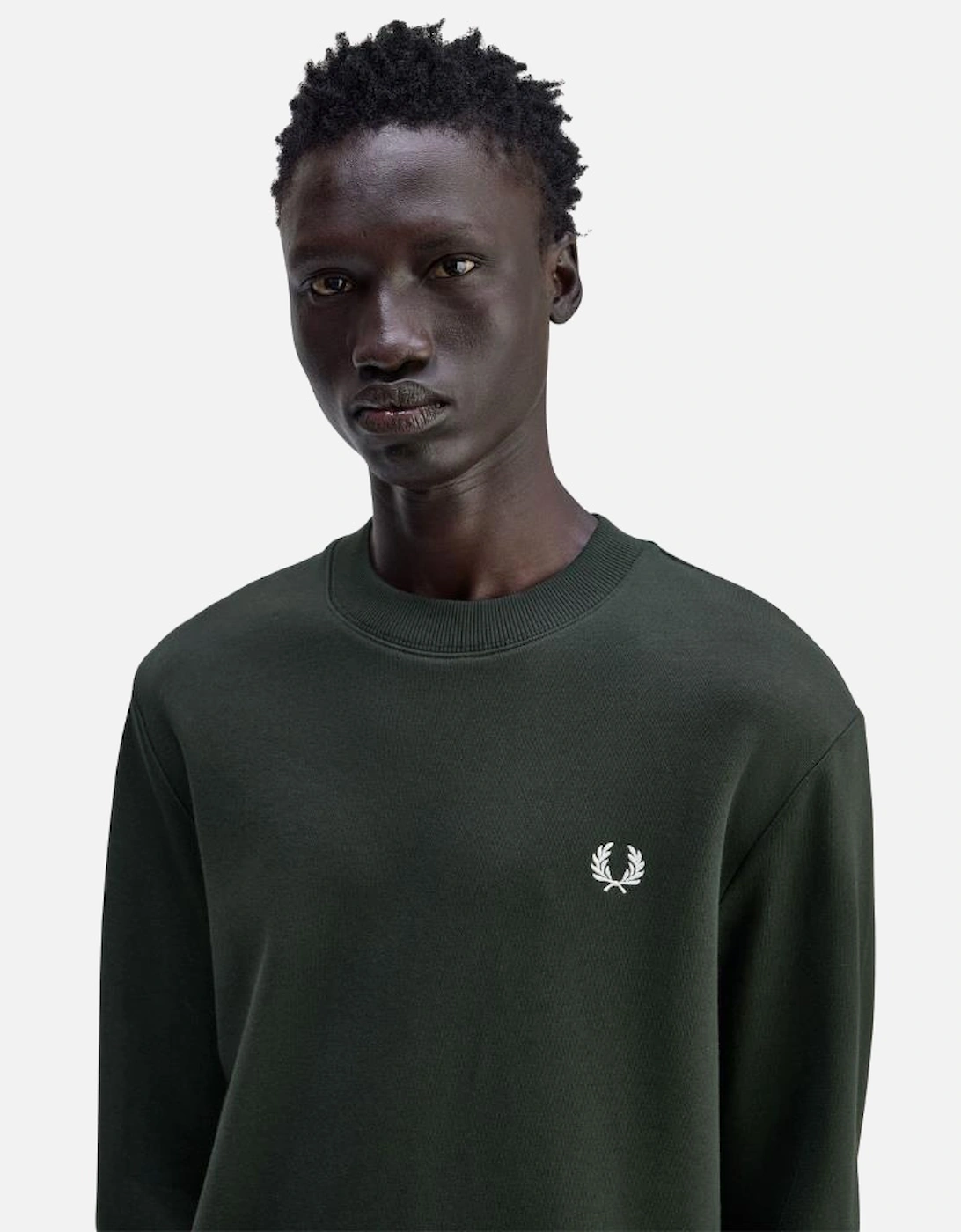 FP Crew Neck Sweatshirt - Night Green / Snow White