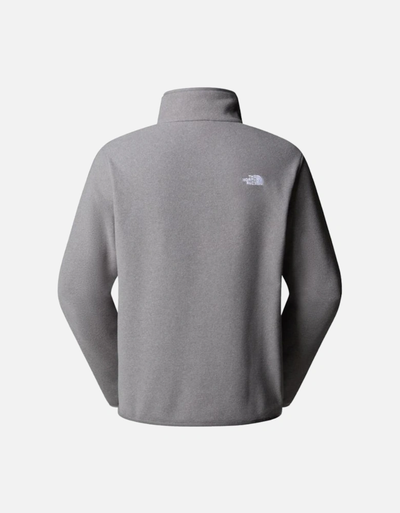 TNF M Glacier Fleece 1/4 Zip - Mid Grey Heather