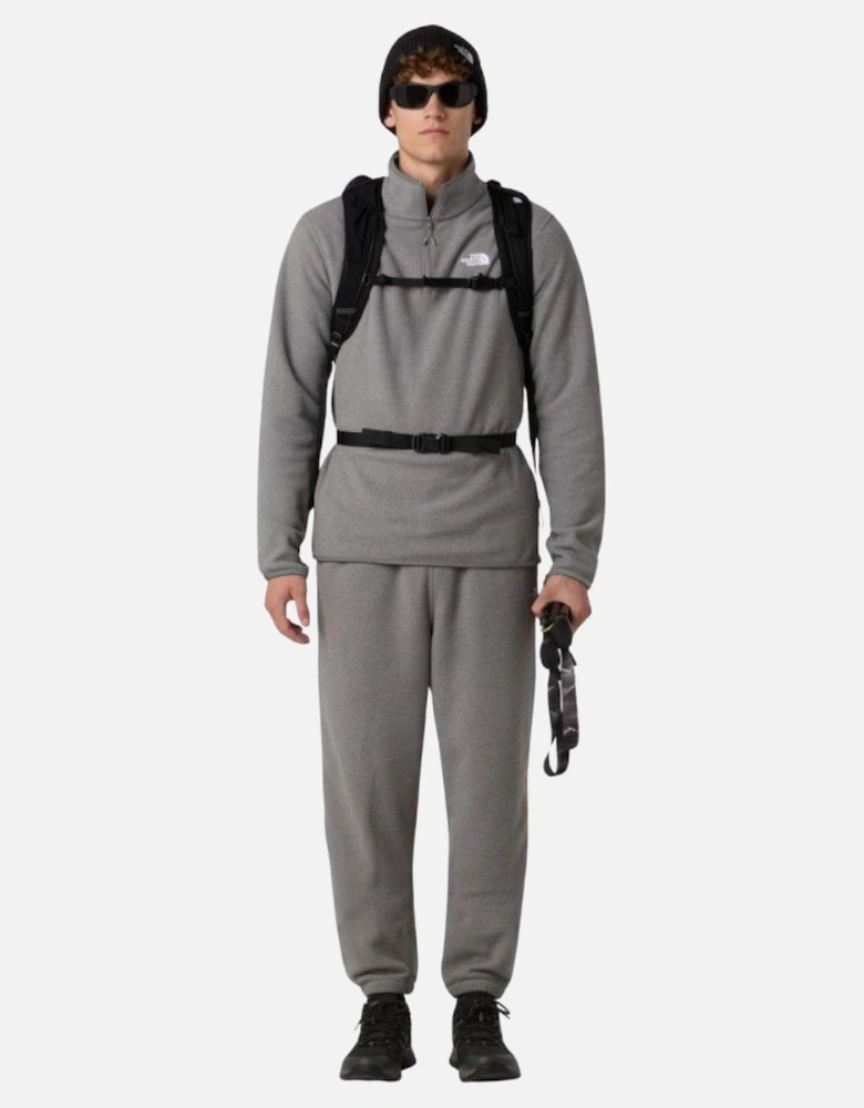 TNF M Glacier Fleece 1/4 Zip - Mid Grey Heather