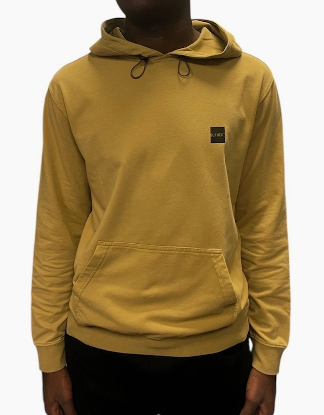 Outhere Men's Yellow Logo Hooded Sweatshirt - Tobacco  44 Xx Large