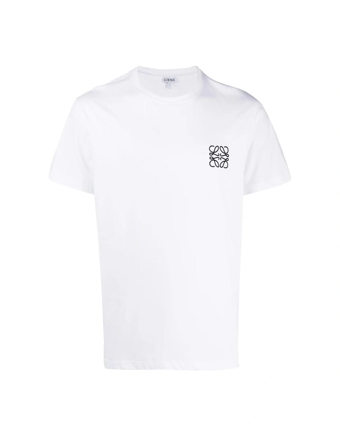 Men's Loewe Anagram White T-Shirt - Size: 38
