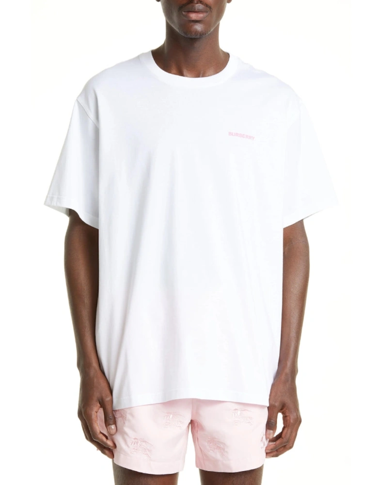 Branded Back Logo White T Shirt