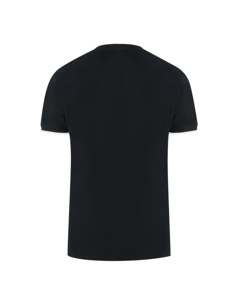 Branded Pocket Logo Black T-Shirt