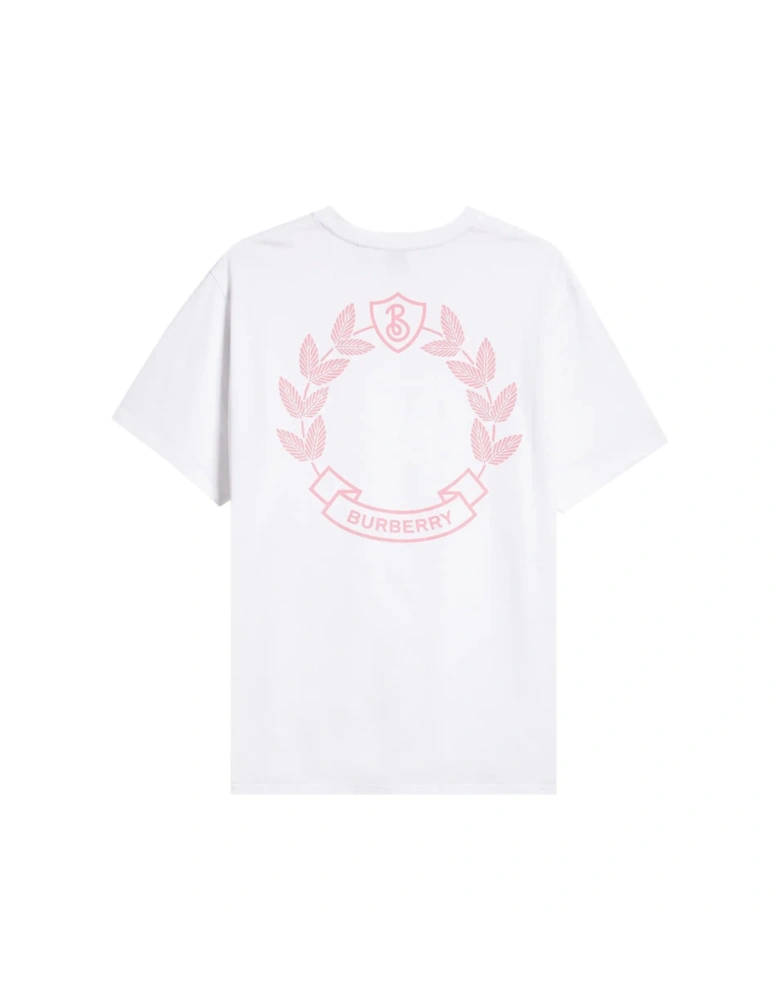 Branded Back Logo White T Shirt
