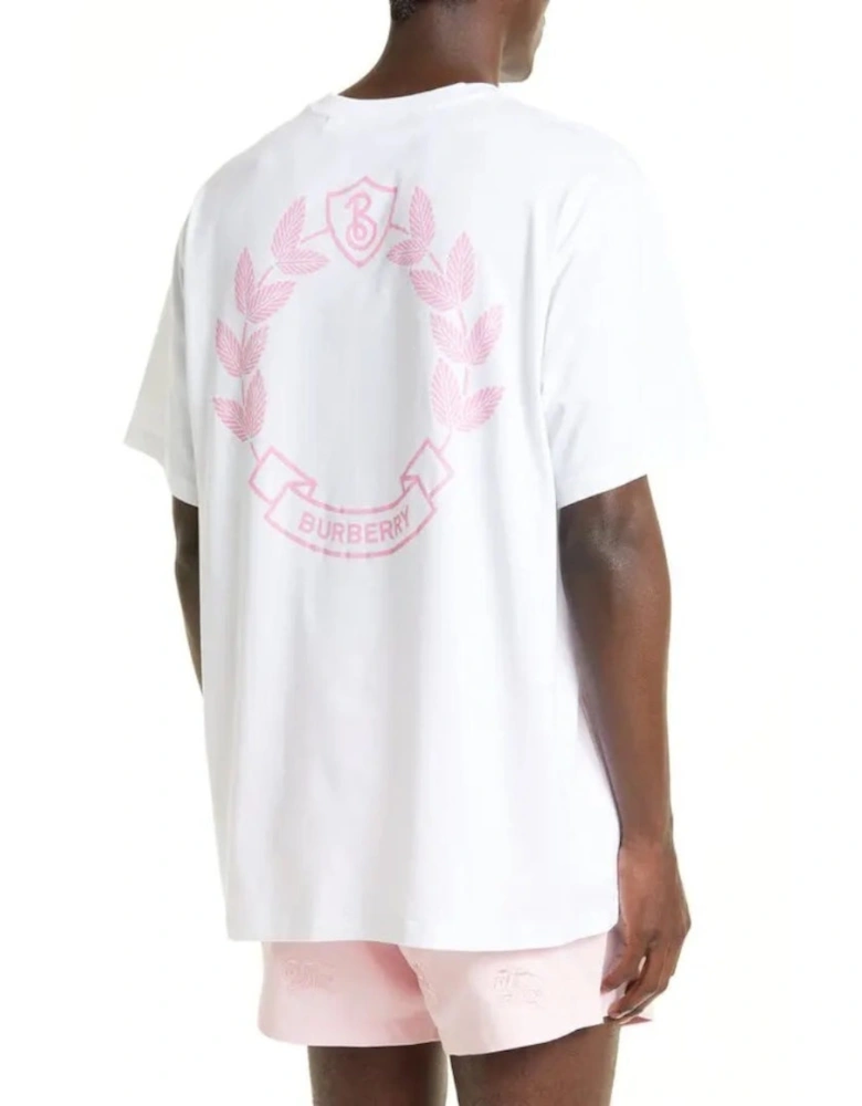 Branded Back Logo White T Shirt
