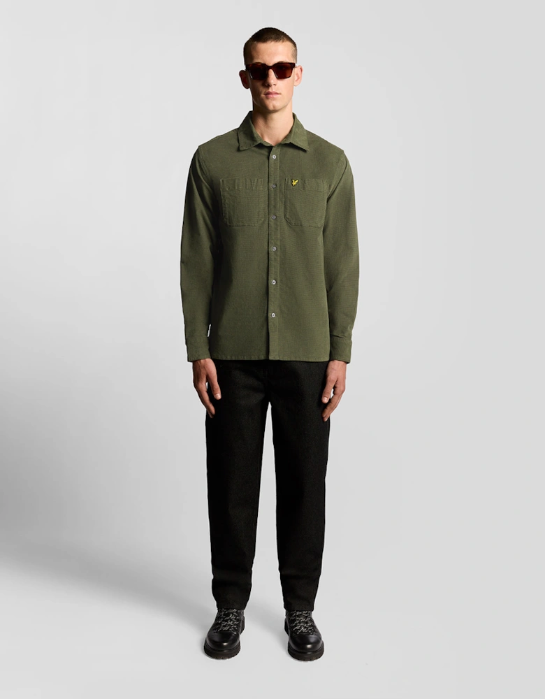 Lyle & Scott Corduroy Shirt - X848 Deep Depths