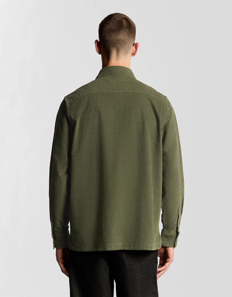 Lyle & Scott Corduroy Shirt - X848 Deep Depths