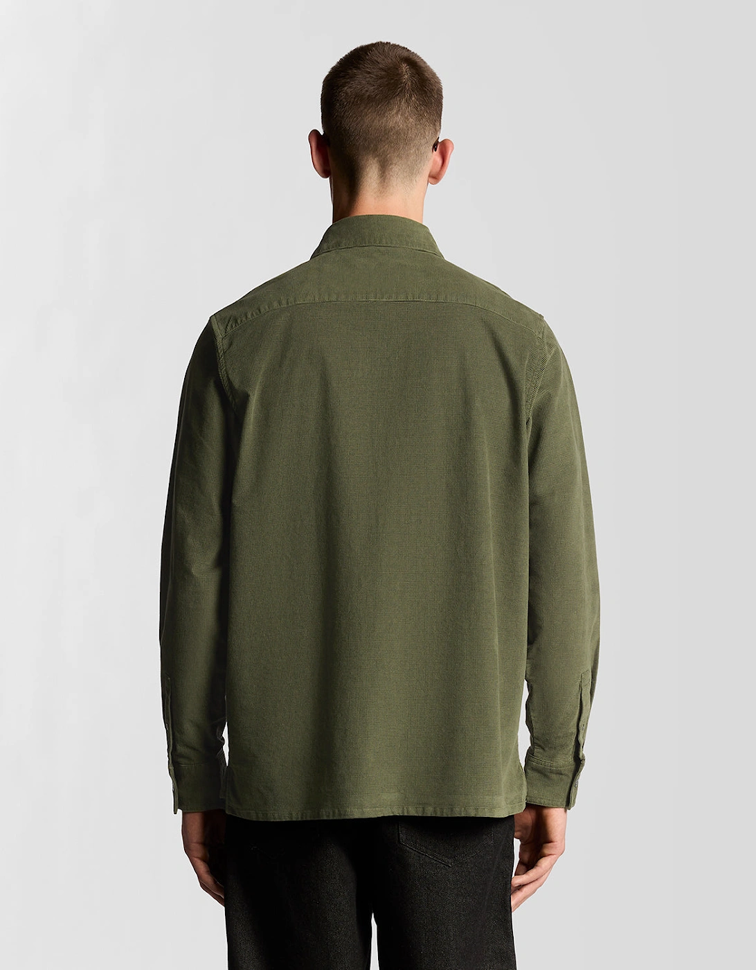 Lyle & Scott Corduroy Shirt - X848 Deep Depths