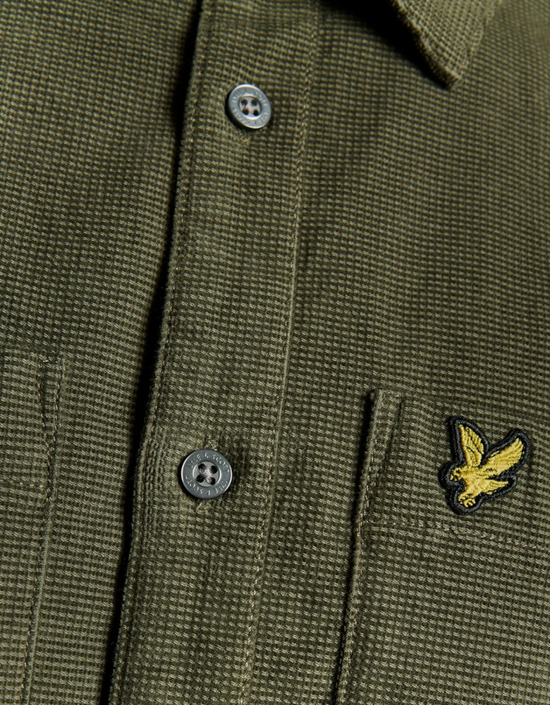 Lyle & Scott Corduroy Shirt - X848 Deep Depths