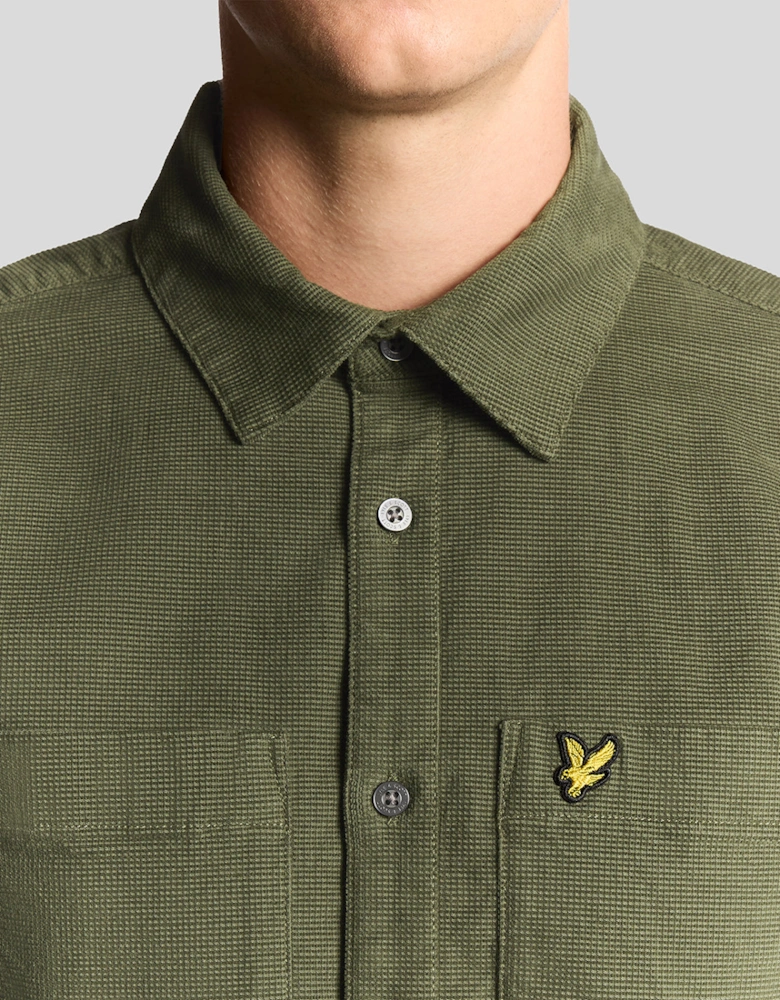 Lyle & Scott Corduroy Shirt - X848 Deep Depths