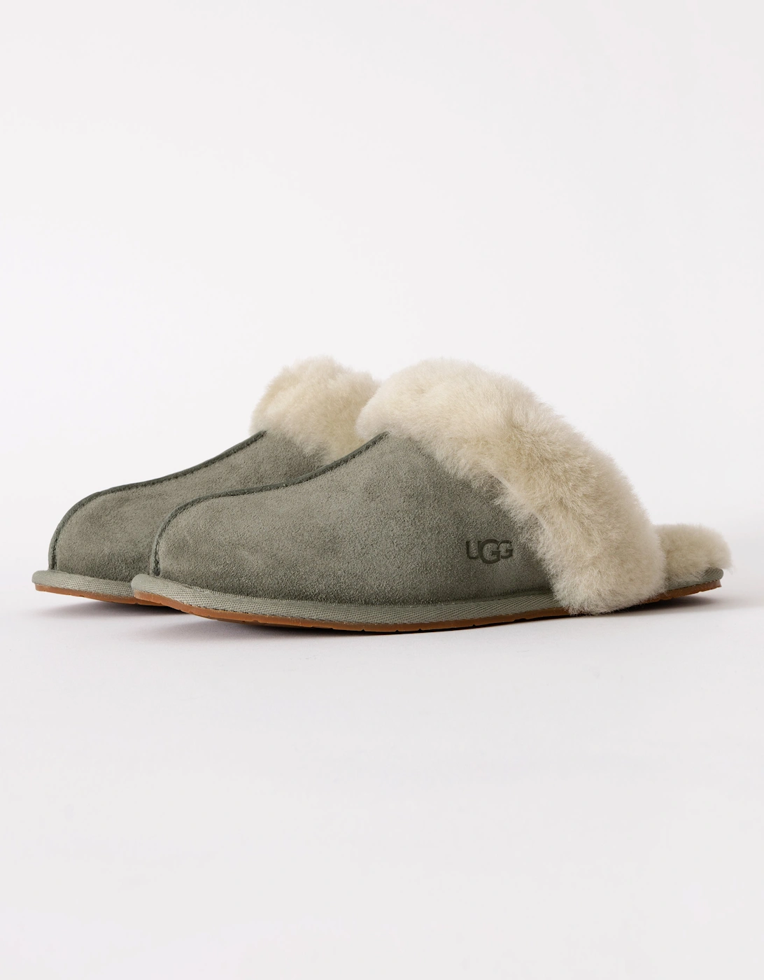 Scuffette II Womens Slipper - Moss Green / Muted Brass, 7 of 6