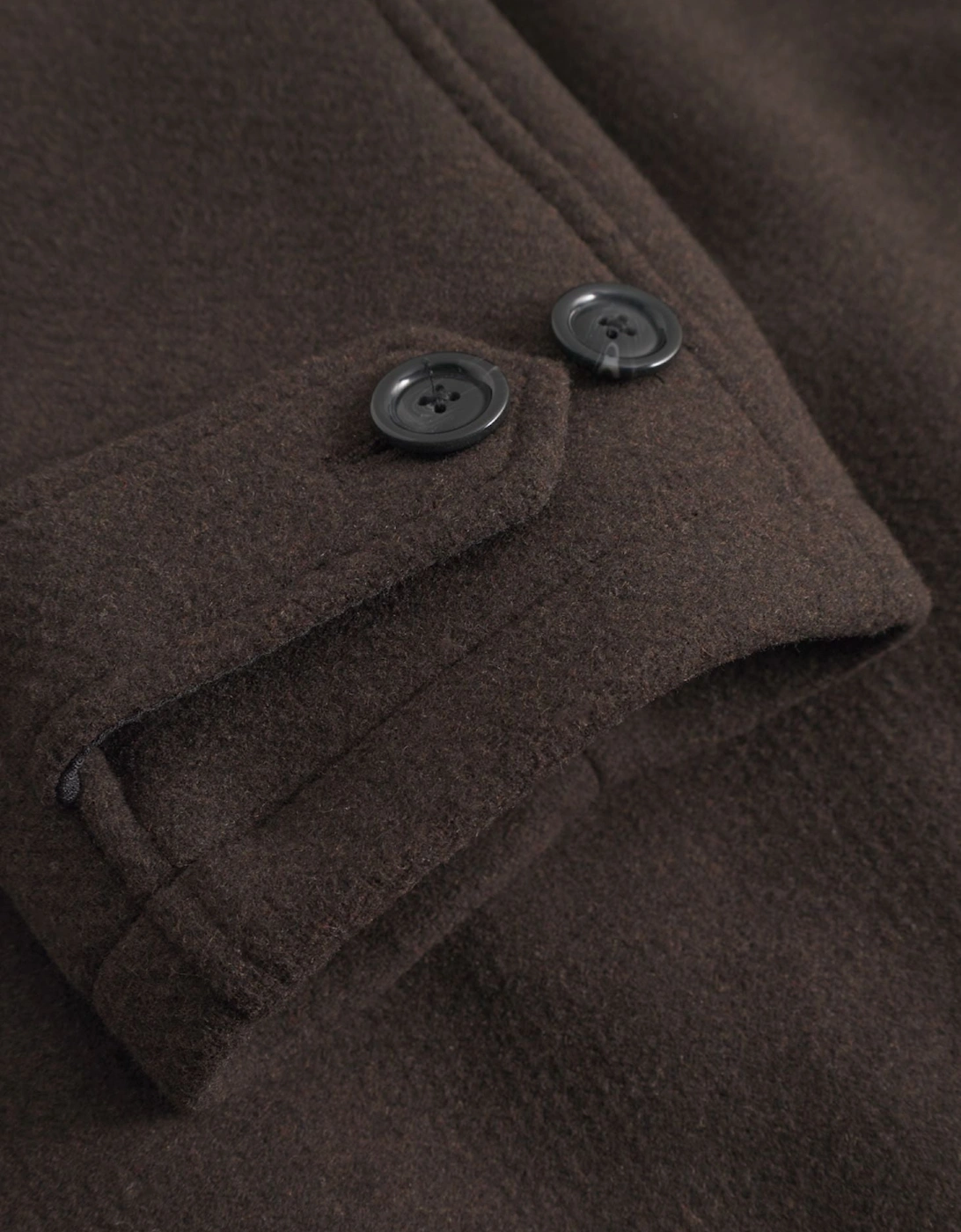 Michael Solid Wool Coat - Delicioso