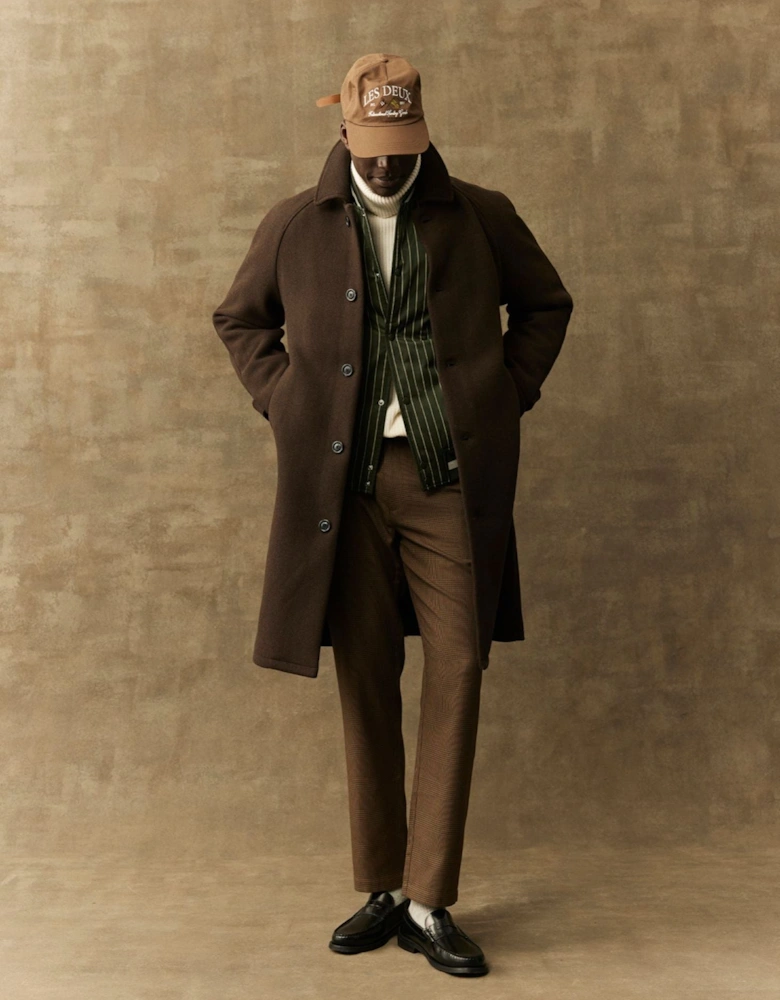 Michael Solid Wool Coat - Delicioso