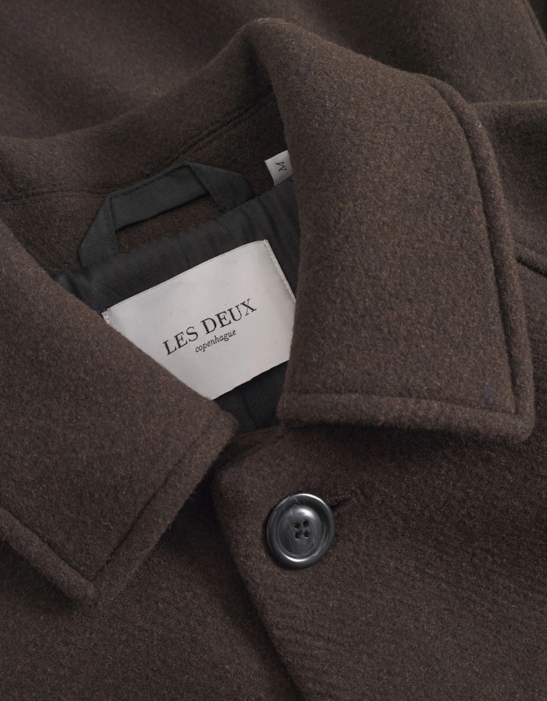 Michael Solid Wool Coat - Delicioso