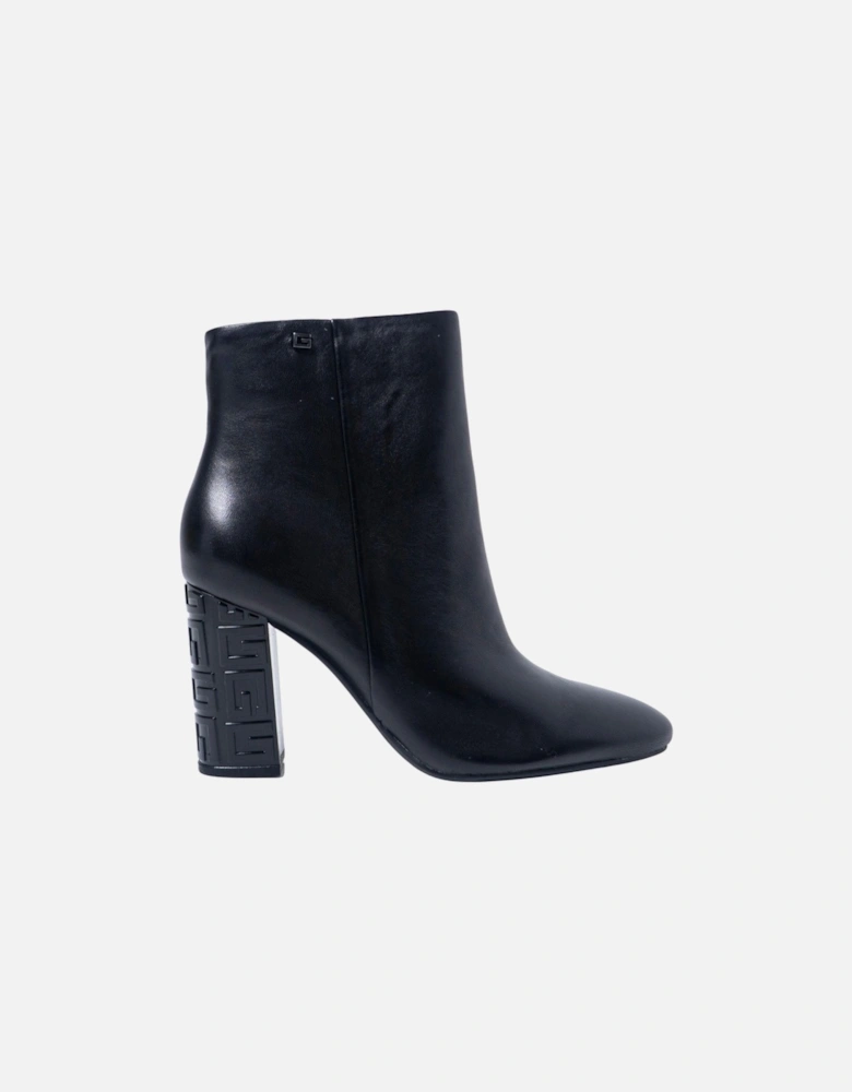 FL5JAA LEA12 Black Leather Boots Women