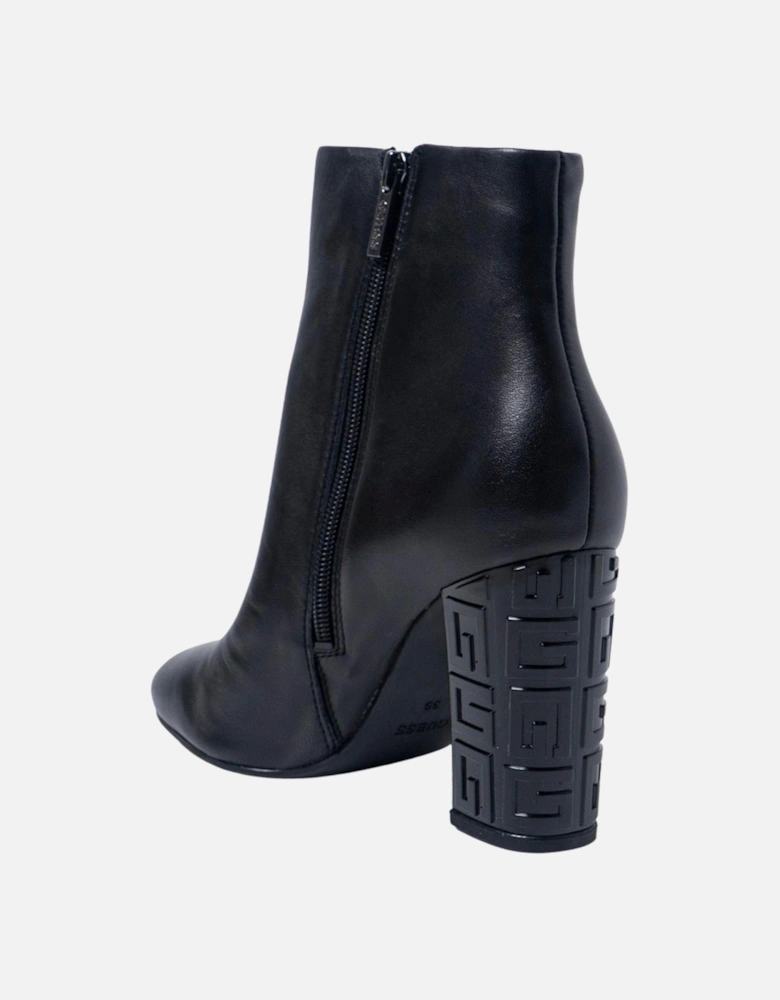 FL5JAA LEA12 Black Leather Boots Women
