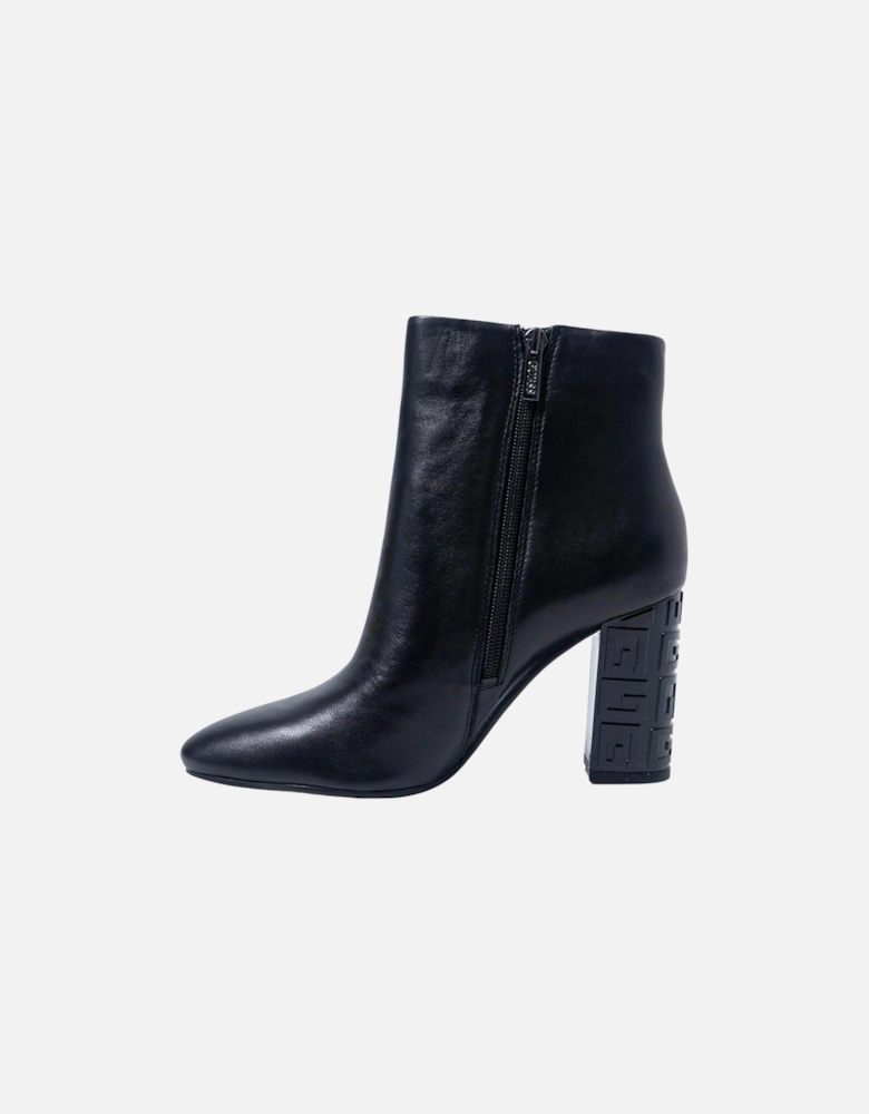FL5JAA LEA12 Black Leather Boots Women
