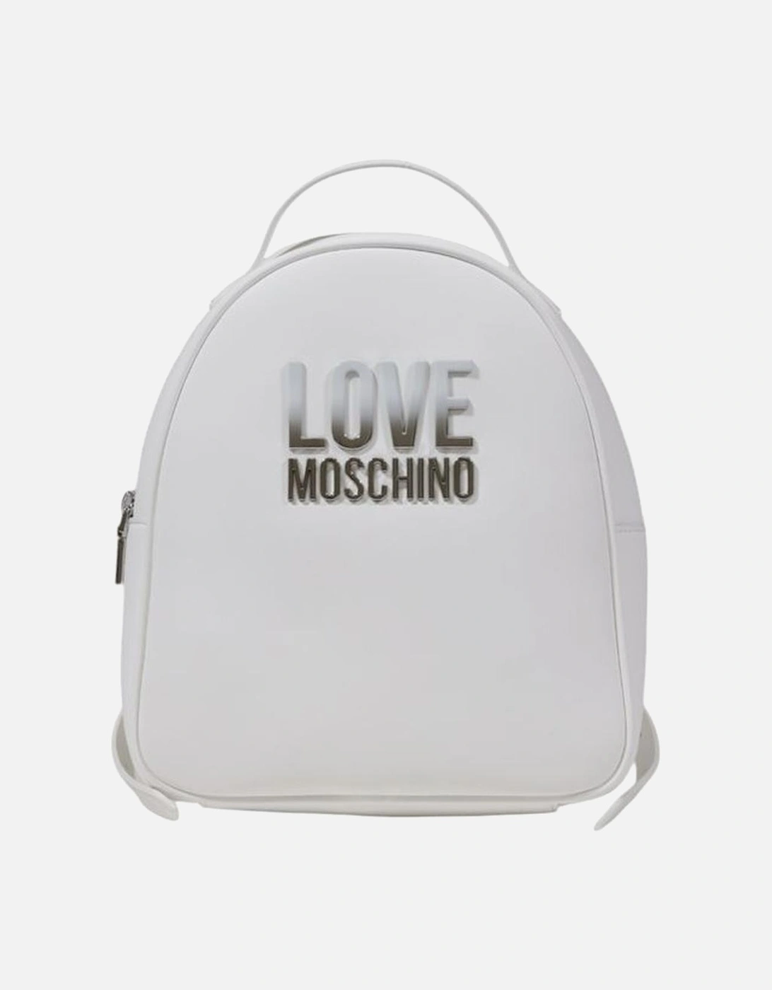 Designer Polyurethane Womens Backpack - White, 6 of 5
