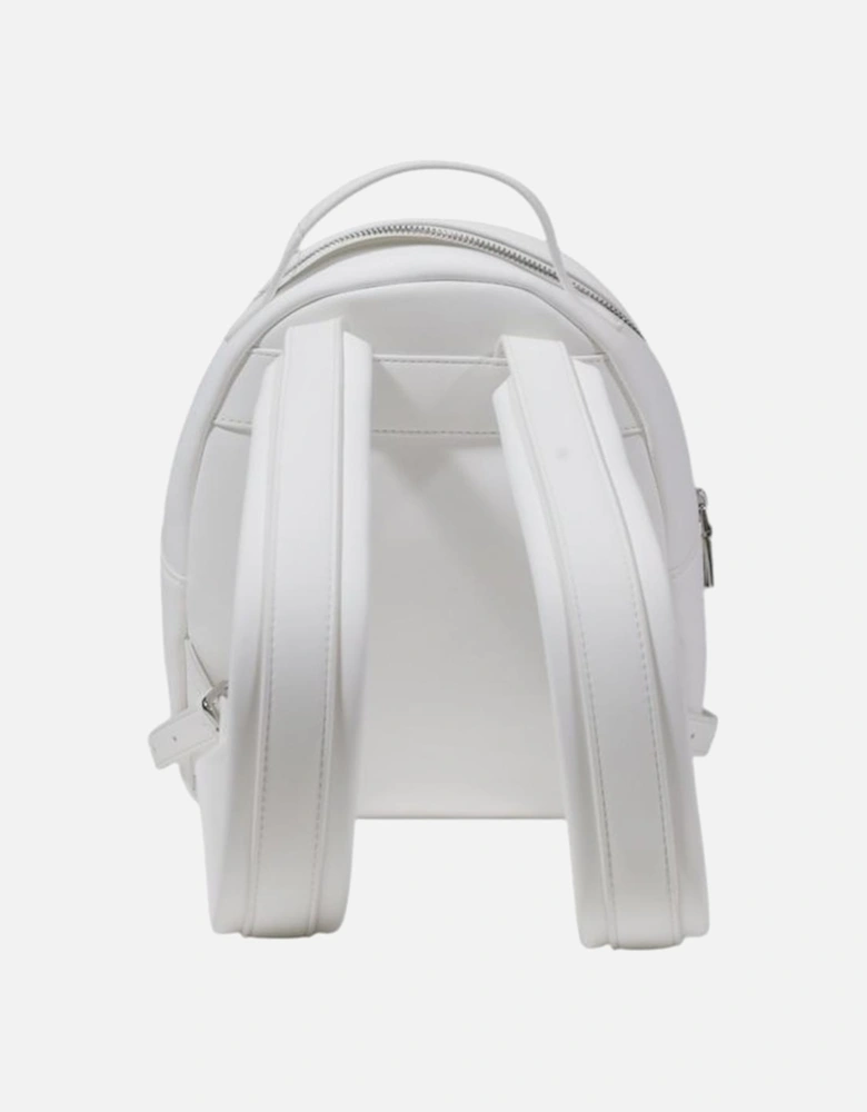 Designer Polyurethane Womens Backpack - White