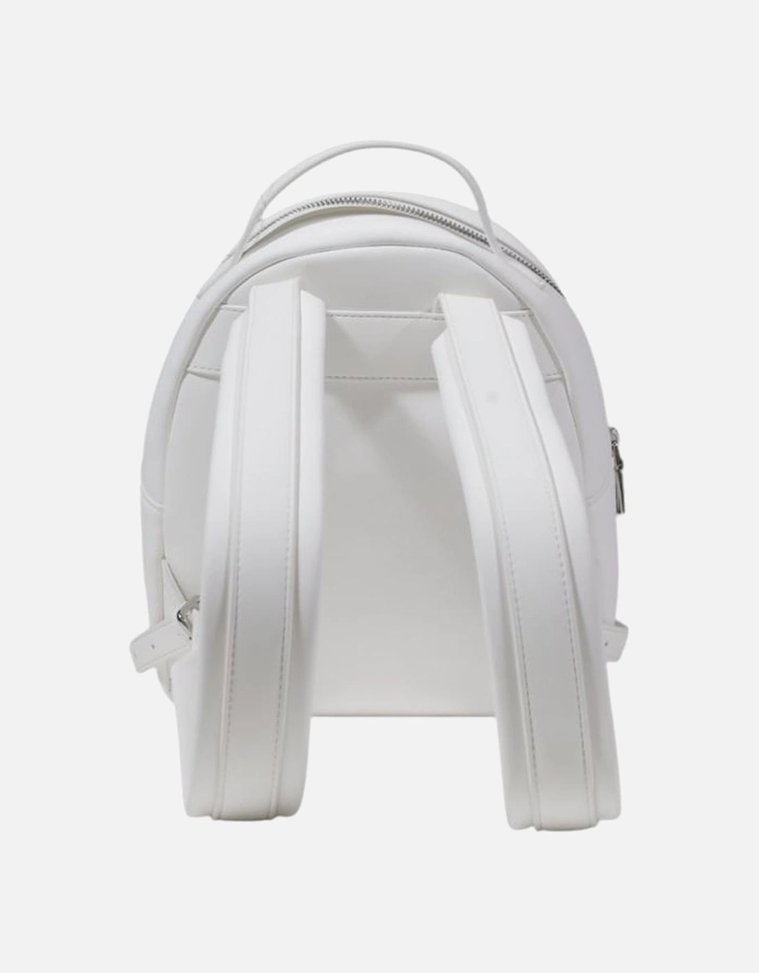 Designer Polyurethane Womens Backpack - White