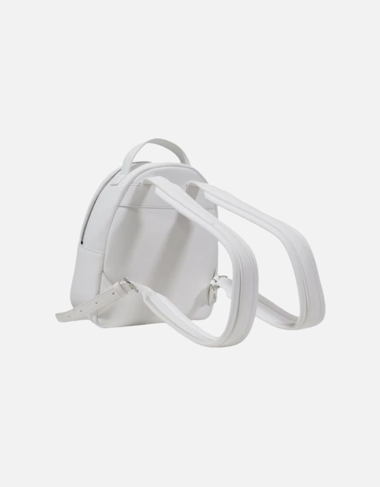 Designer Polyurethane Womens Backpack - White