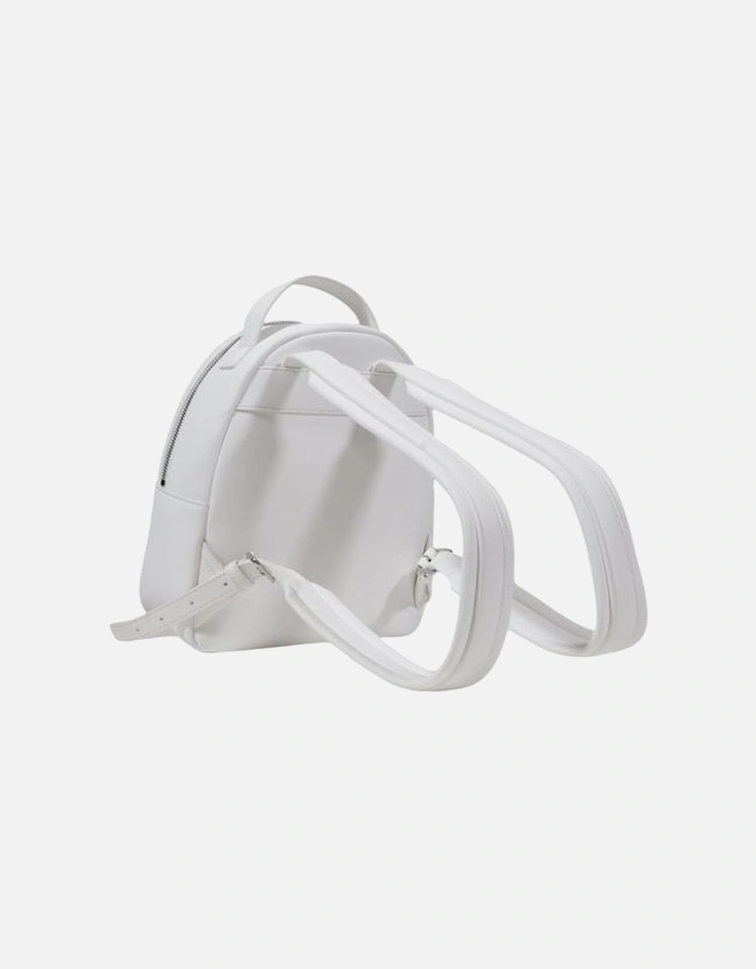 Designer Polyurethane Womens Backpack - White