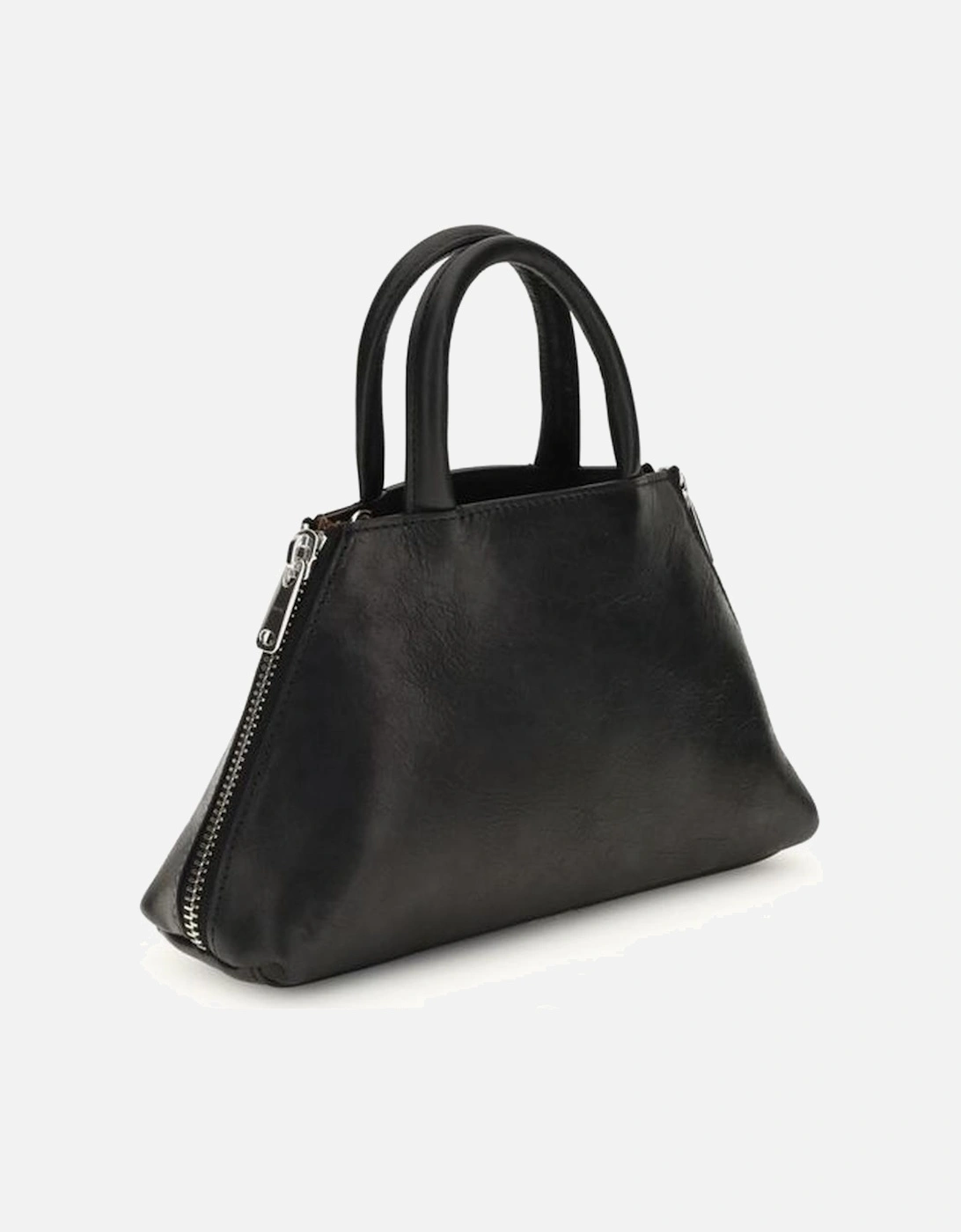 Leather Buckle Strap Ankle Boots Women - Black Shoulder Bags
