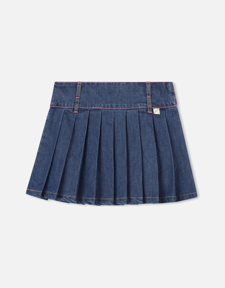 BILLIEBLUSH GIRLS PINK/BLUE SKIRT SET U21371/U21322