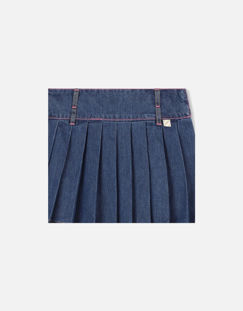 BILLIEBLUSH GIRLS PINK/BLUE SKIRT SET U21371/U21322