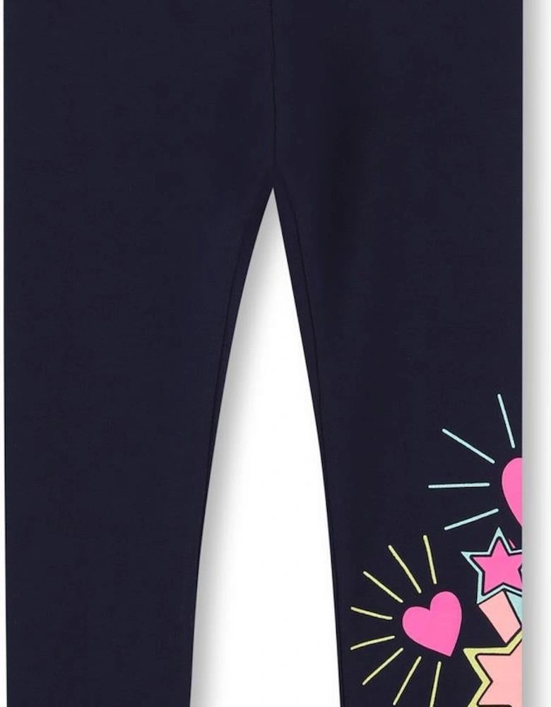 BILLIEBLUSH GIRLS NAVY LEGGINGS SET U21603/U21321