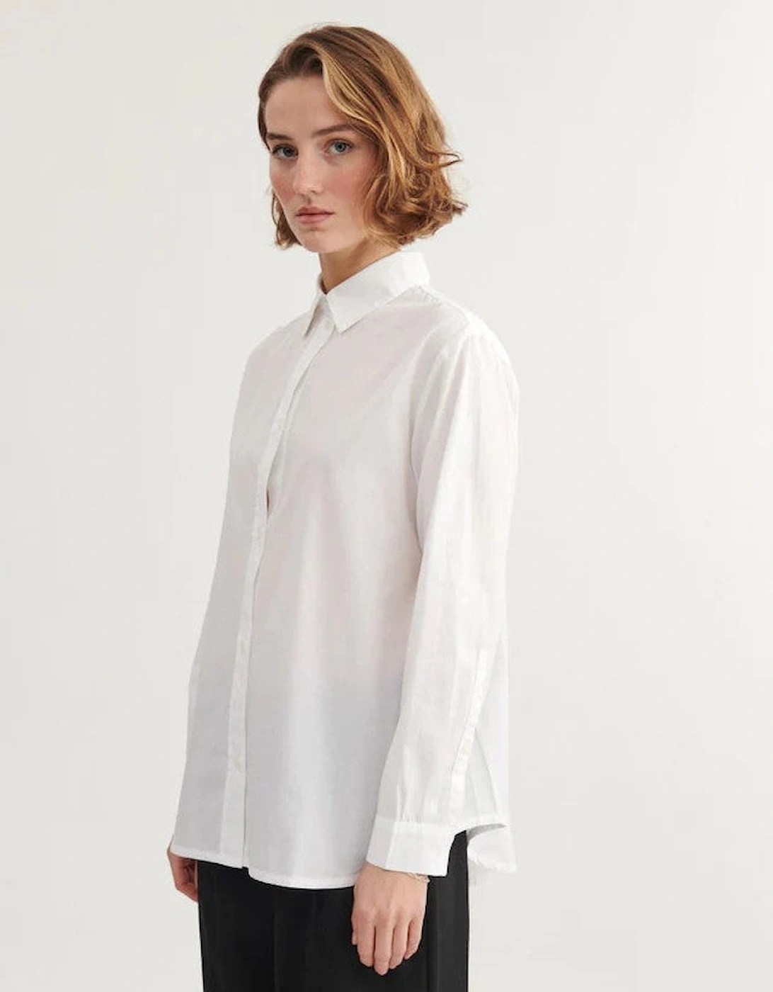 Silje LS Shirt - Bright White
