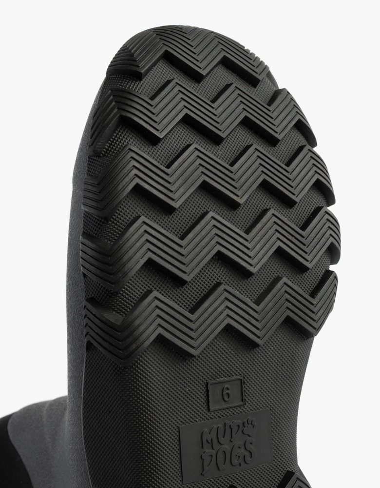 RUTLAND SHORT Unisex Neoprene Wellington Boots Black