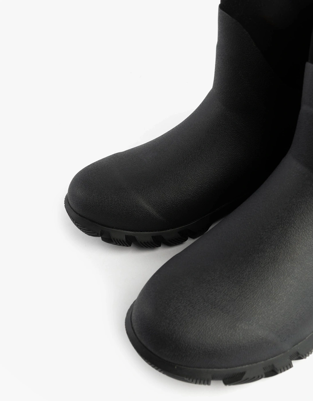 RUTLAND SHORT Unisex Neoprene Wellington Boots Black