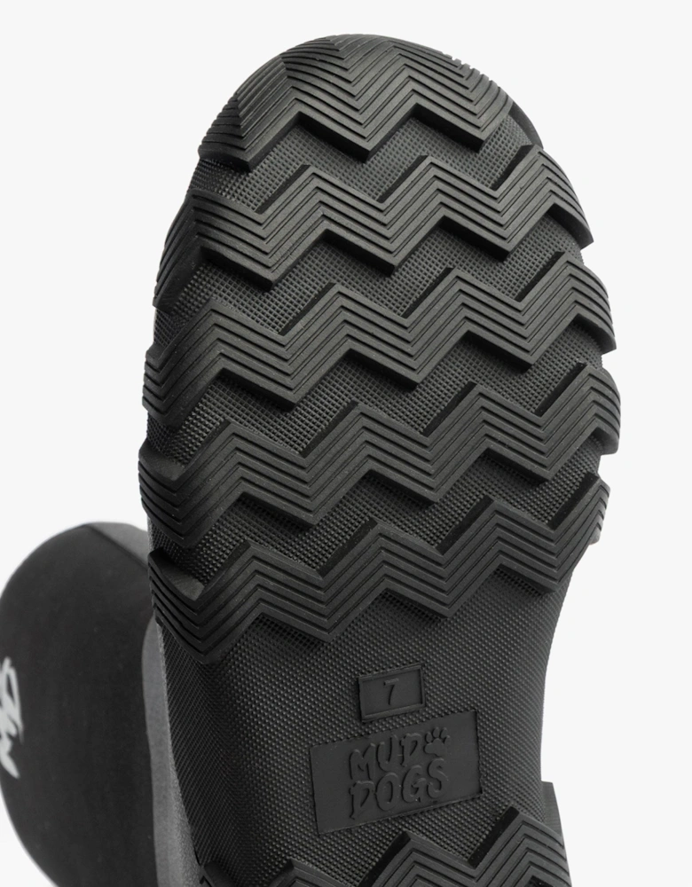 RUTLAND TALL Neoprene Wellington Boots Black