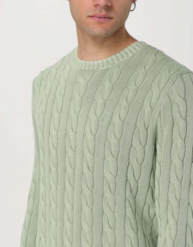 Cable Knit Cotton Sweater
