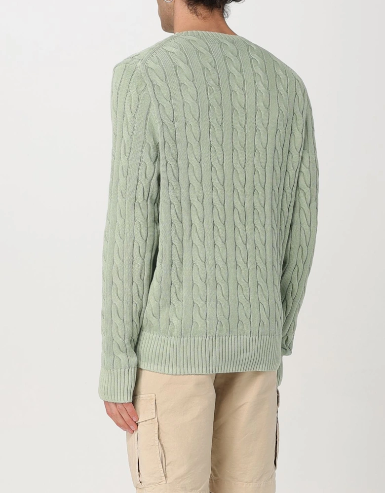 Cable Knit Cotton Sweater