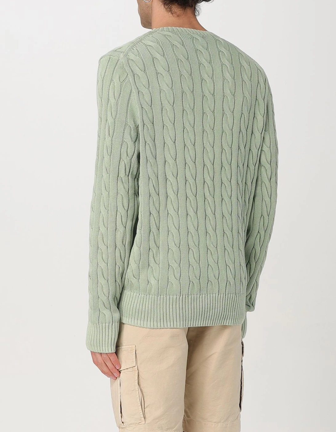 Cable Knit Cotton Sweater