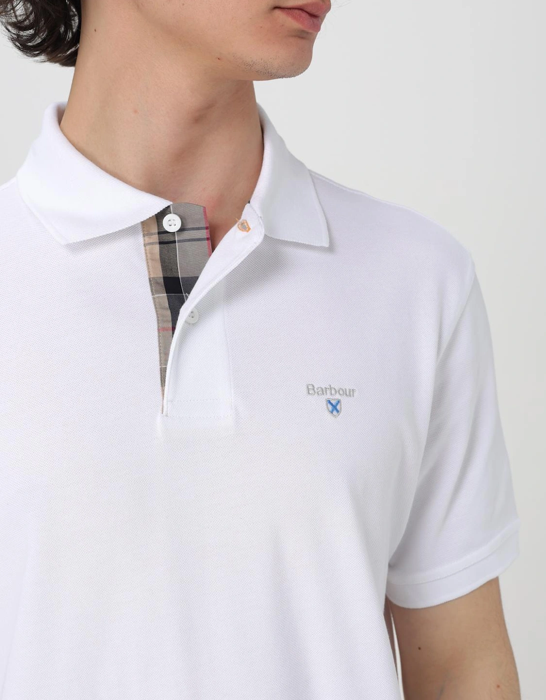 Classic Fit Short Sleeve Polo Shirt with Button Closure