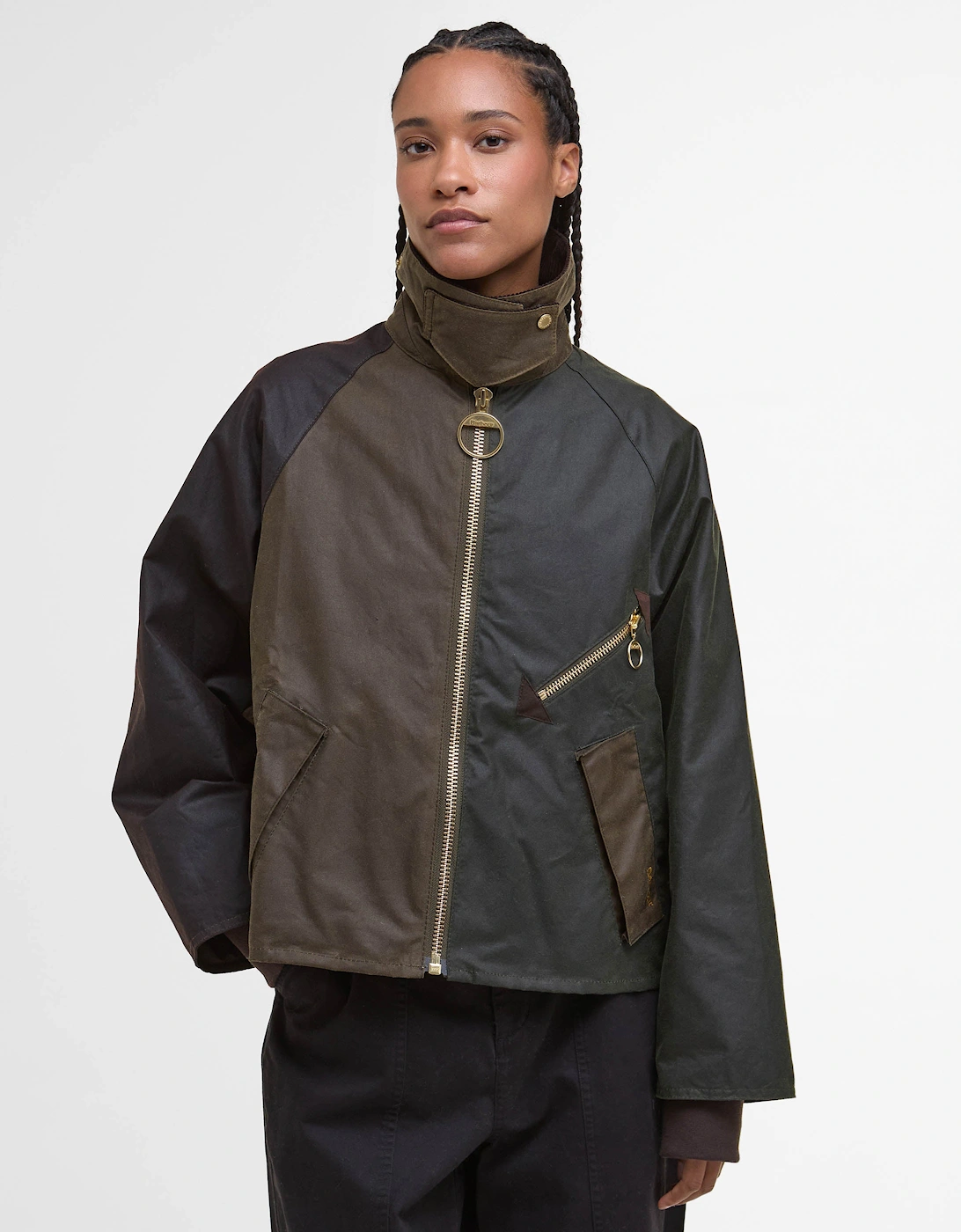 Arlene Womens Wax Jacket - Beech/Ancient Tartan, 11 of 10