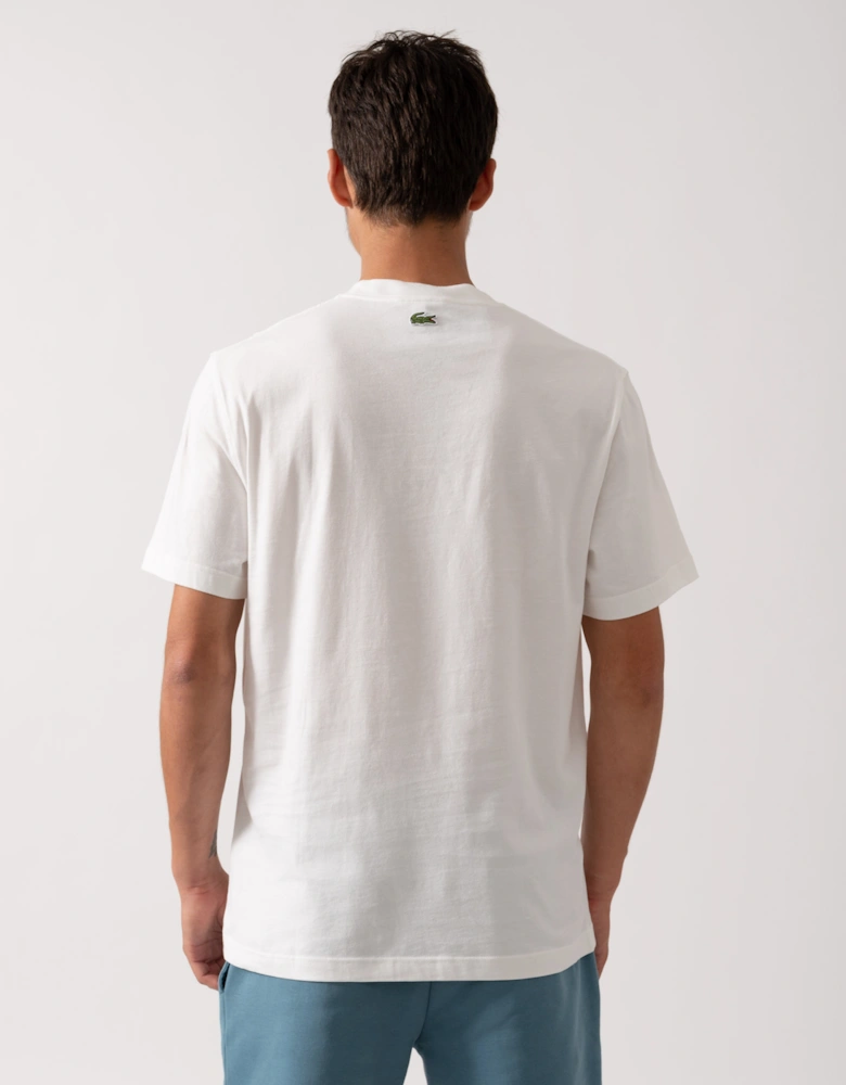 Croc Logo Mens T-Shirt - Flour/Limestone CPI