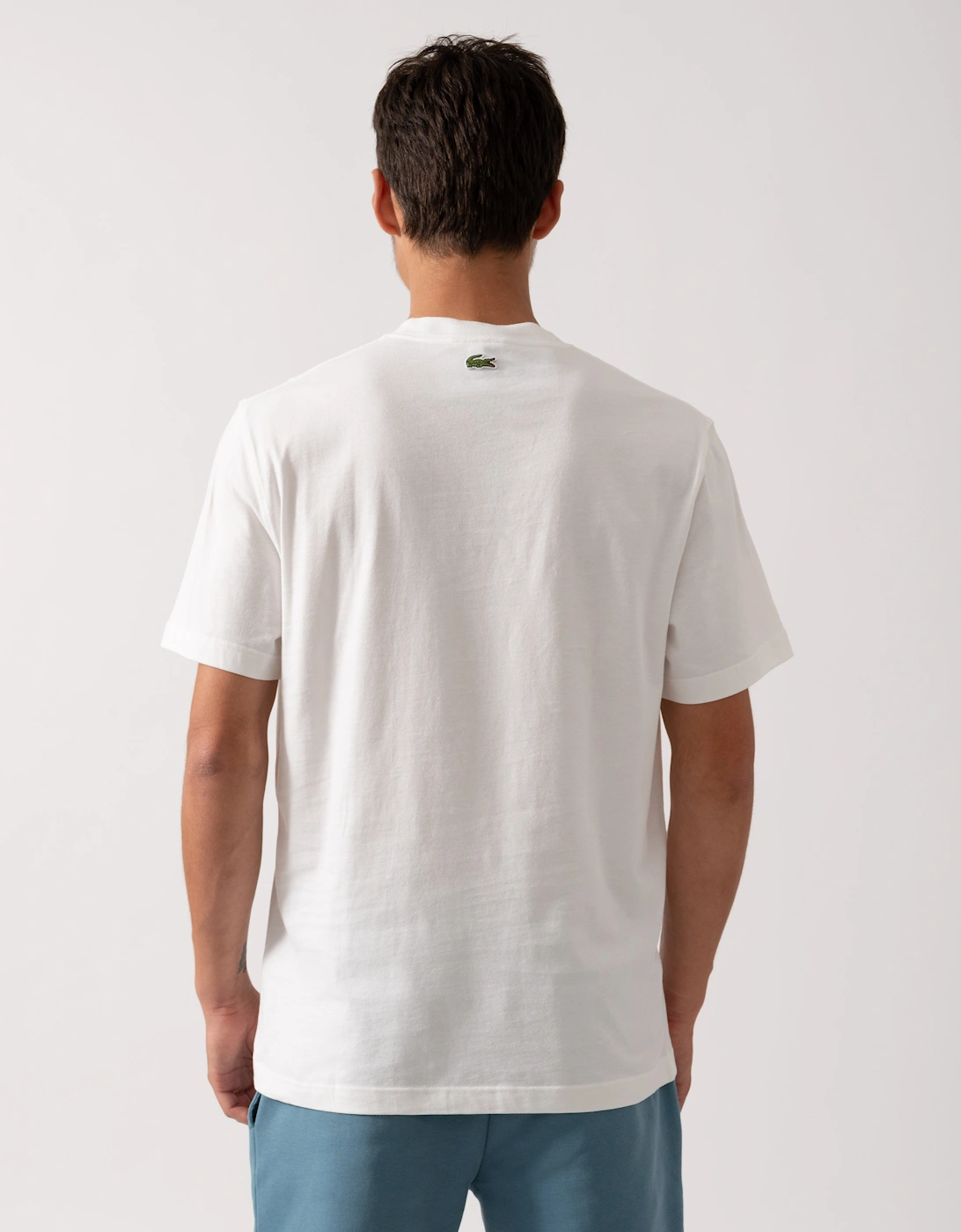 Croc Logo Mens T-Shirt - Flour/Limestone CPI