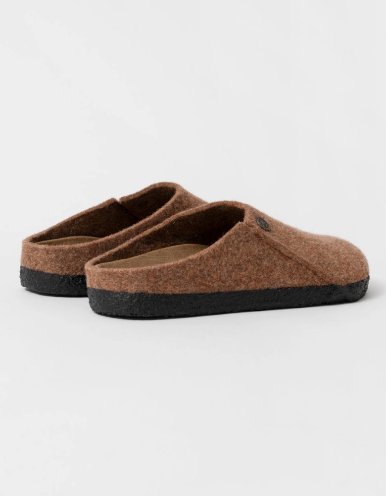 Birkenstock Zermatt Rivet Wool Felt Unisex Clogs - Toffee Melange