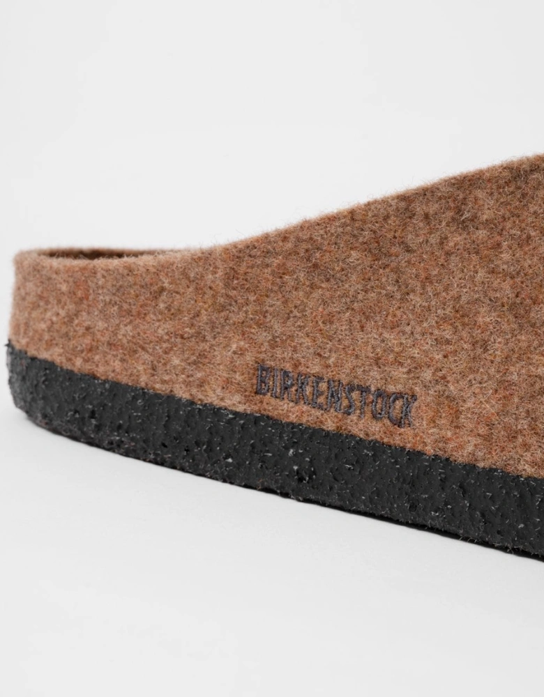 Birkenstock Zermatt Rivet Wool Felt Unisex Clogs - Toffee Melange