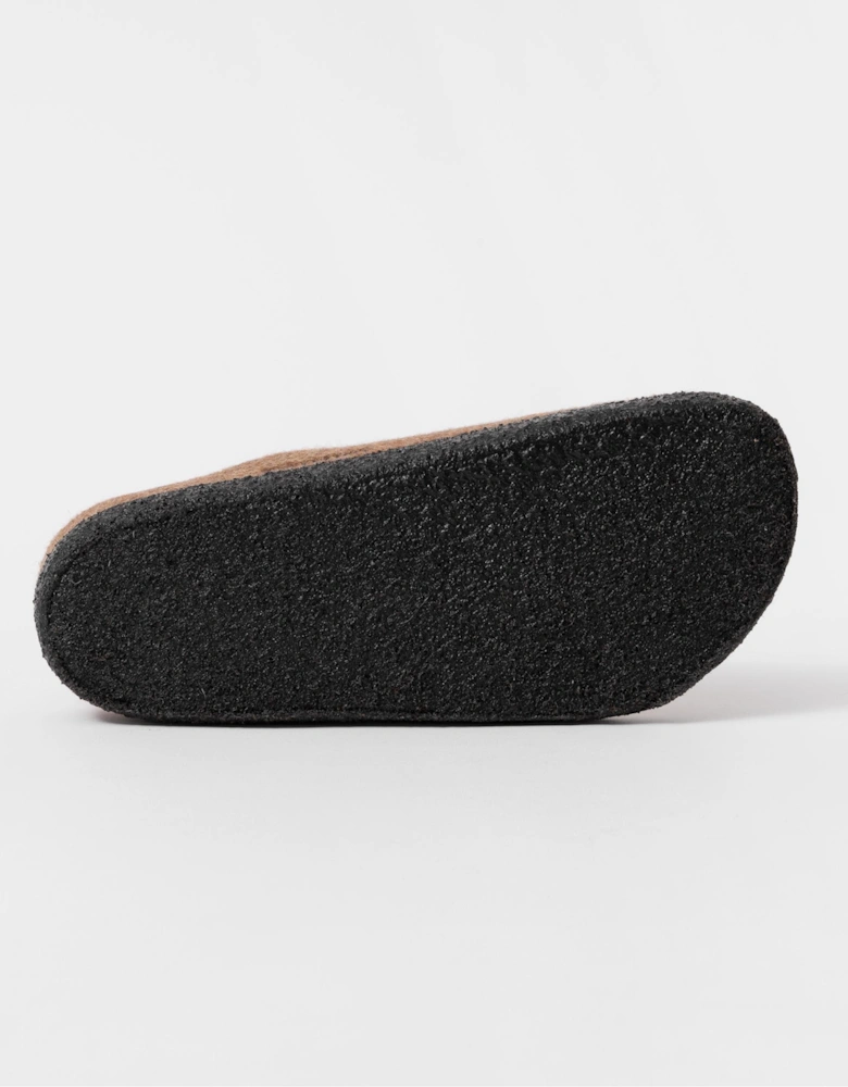 Birkenstock Zermatt Rivet Wool Felt Unisex Clogs - Toffee Melange