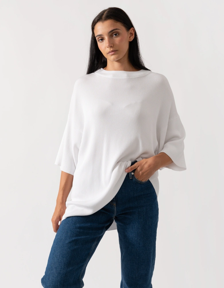 Viscose Rib Womens Sweater