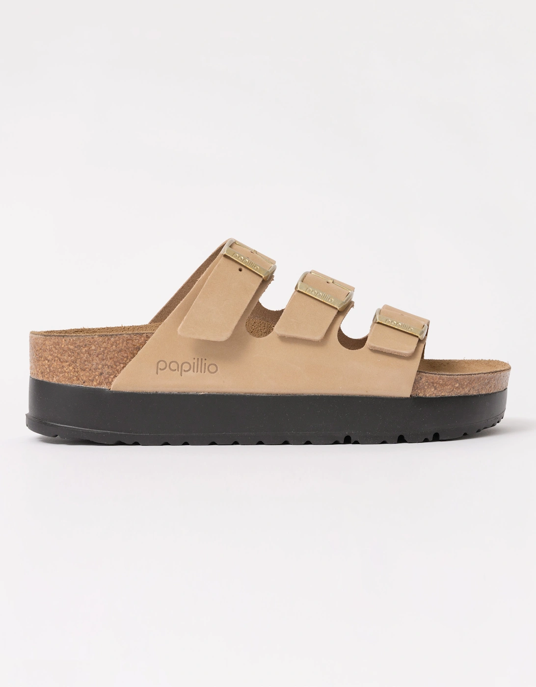 Papillio Florida III Flex Womens Nubuck Platform Sandals