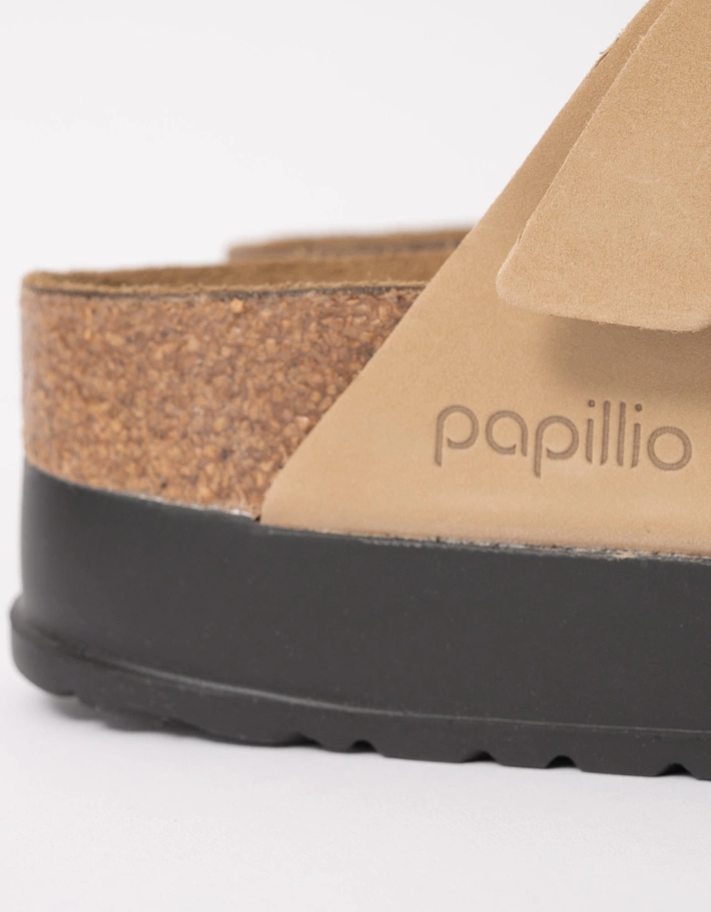 Papillio Florida III Flex Womens Nubuck Platform Sandals